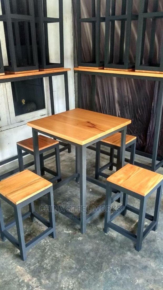 Table and Stools - main view