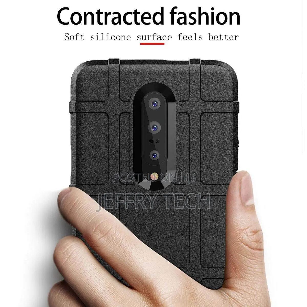 Oneplus 7 Case, Laimtop Soft TPU Heavy Duty Rugged Shield Ar