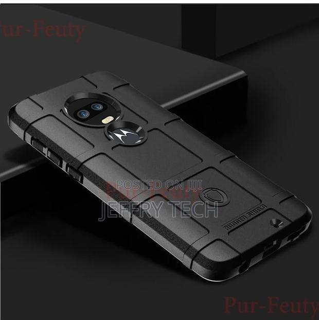 Rugged Shield Shockproof Back Cover for Motorola Moto G7 - thumbnail 2
