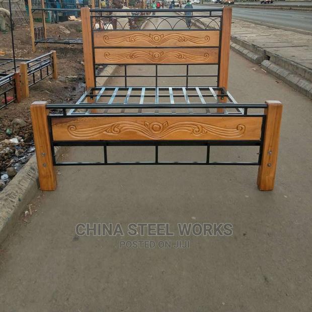 5 by 6 Metali Frame Hardwood Stands