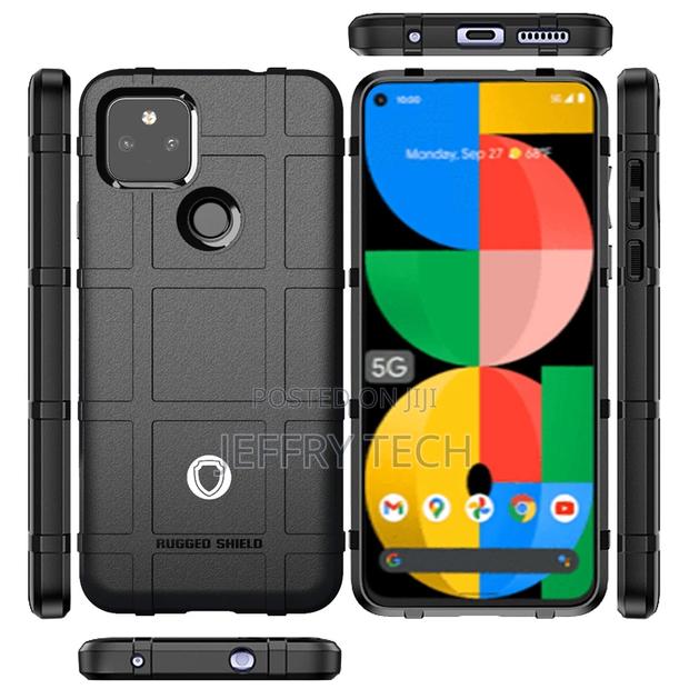 For Google Pixel 5a Rugged Shield 3.2mm Thick Tpu Case Cover - main view