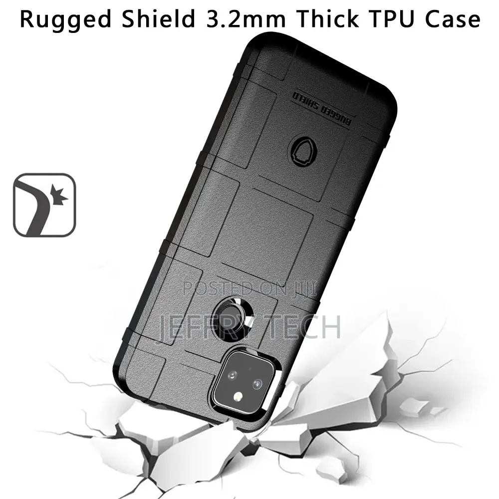For Google Pixel 5a Rugged Shield 3.2mm Thick Tpu Case Cover