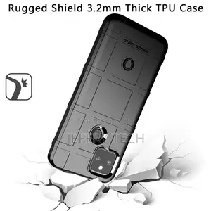 For Google Pixel 5a Rugged Shield 3.2mm Thick Tpu Case Cover