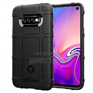 Rugged Shield Armor Case for Samsung Galaxy S10e - Black