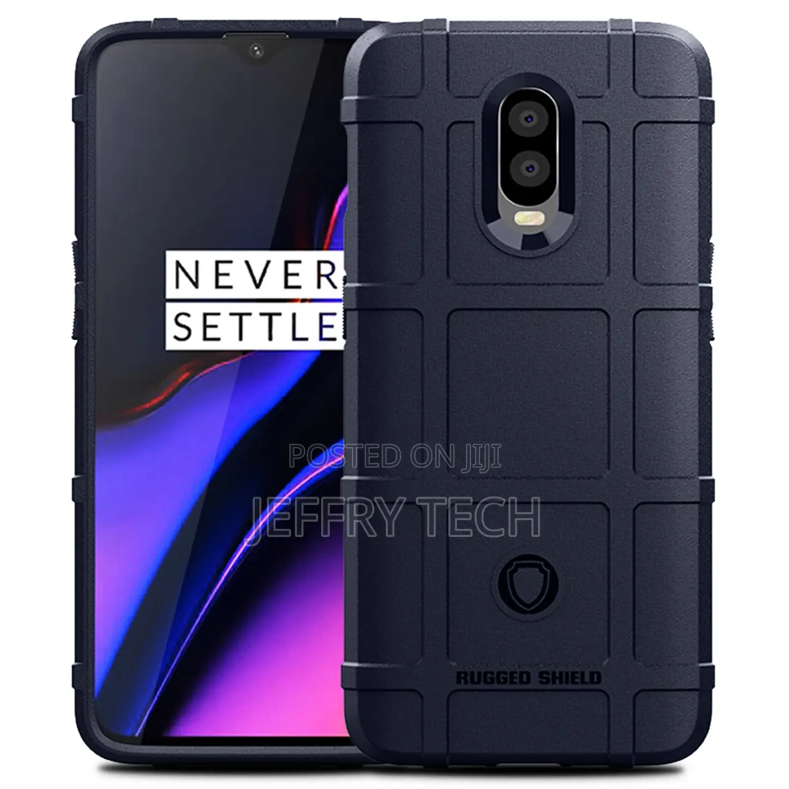 Case for Oneplus 6T, Nakedcellphone [Navy Blue] Special Ops