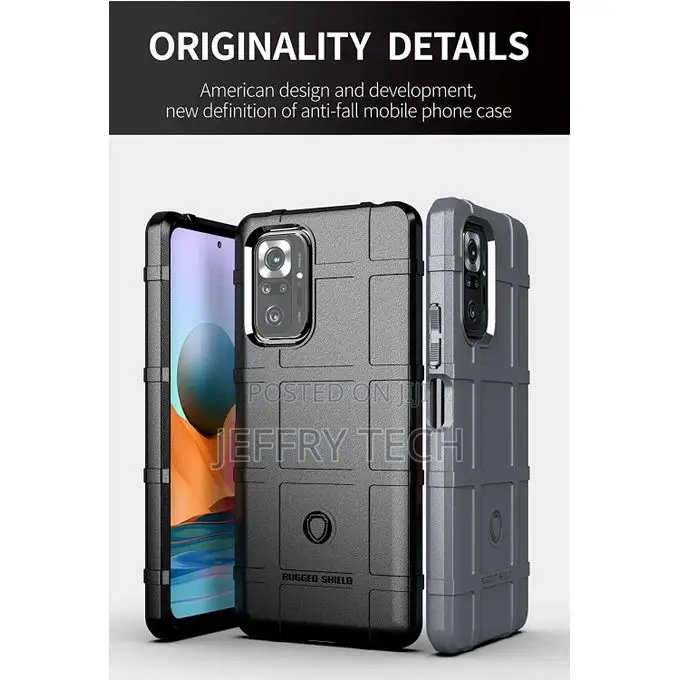 Generic Rugged Cover Case for Redmi Note 10 PRO