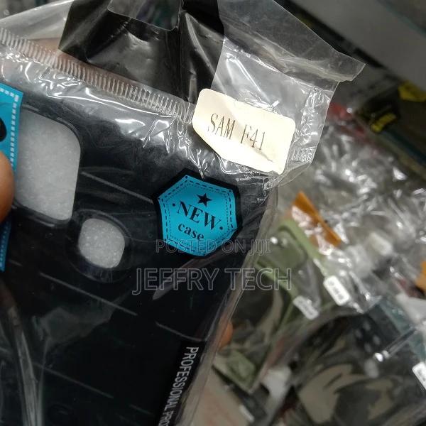 Back Cover for Samsung Galaxy F41 (Black, Rugged Armor) - thumbnail 3