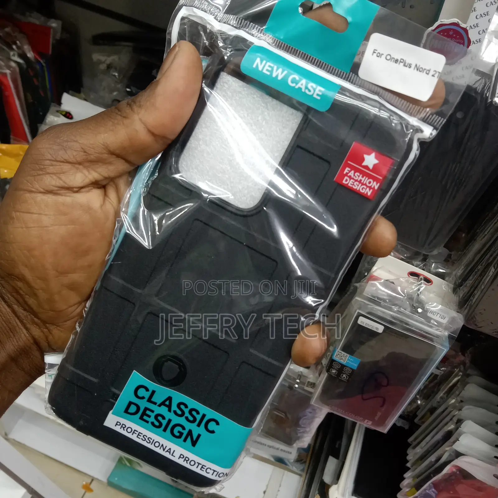 BOZTI Back Cover for Oneplus Nord 2t (Black, Rugged Armor)