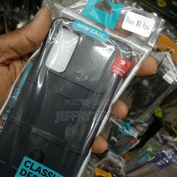 Case Xiaomi Poco M4 Pro 4G - Rugged Shield Black Armor Softc