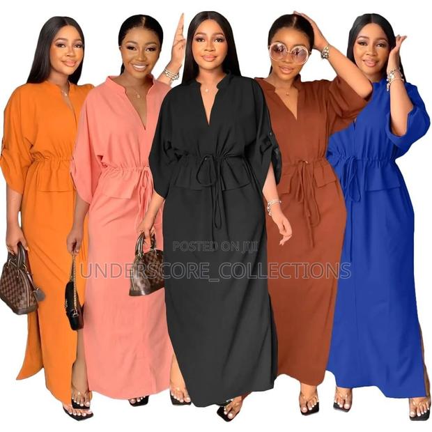Plus Size Free Fitting Maxi Dresses - main view