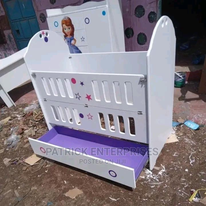 Mdf Baby Cot 4 by 2 Fitts in Nairobi Central Children's Furniture