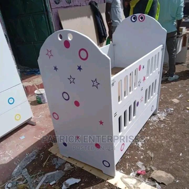 Mdf Baby Cot 4 by 2 Fitts in Nairobi Central Children's Furniture
