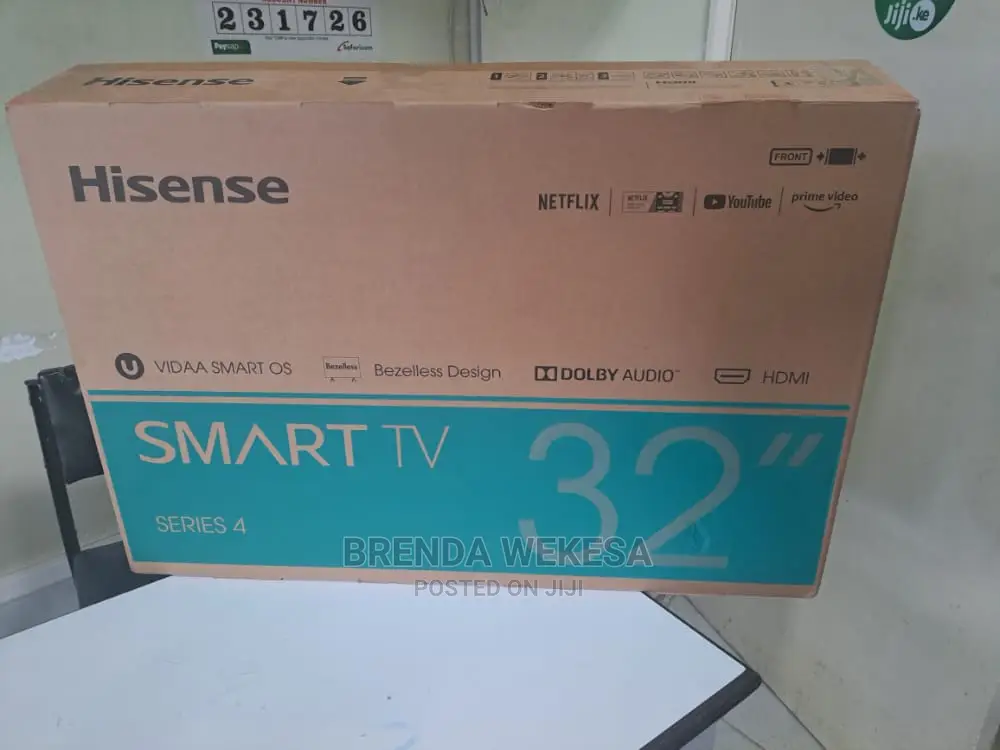 Hisense 32a4hken A4 Series 32" Inch Frameless Smart Tv -