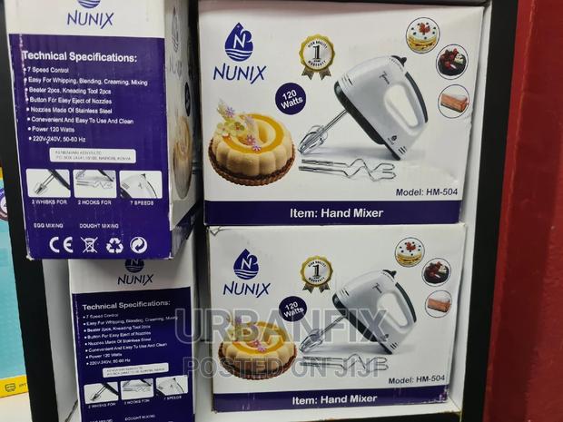 Nunix 120 Watts 7 Speed Hand Mixer