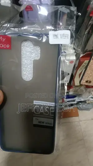 Back Cover for Redmi Note 8 Pro Smoke Shock Proof Rubberised
