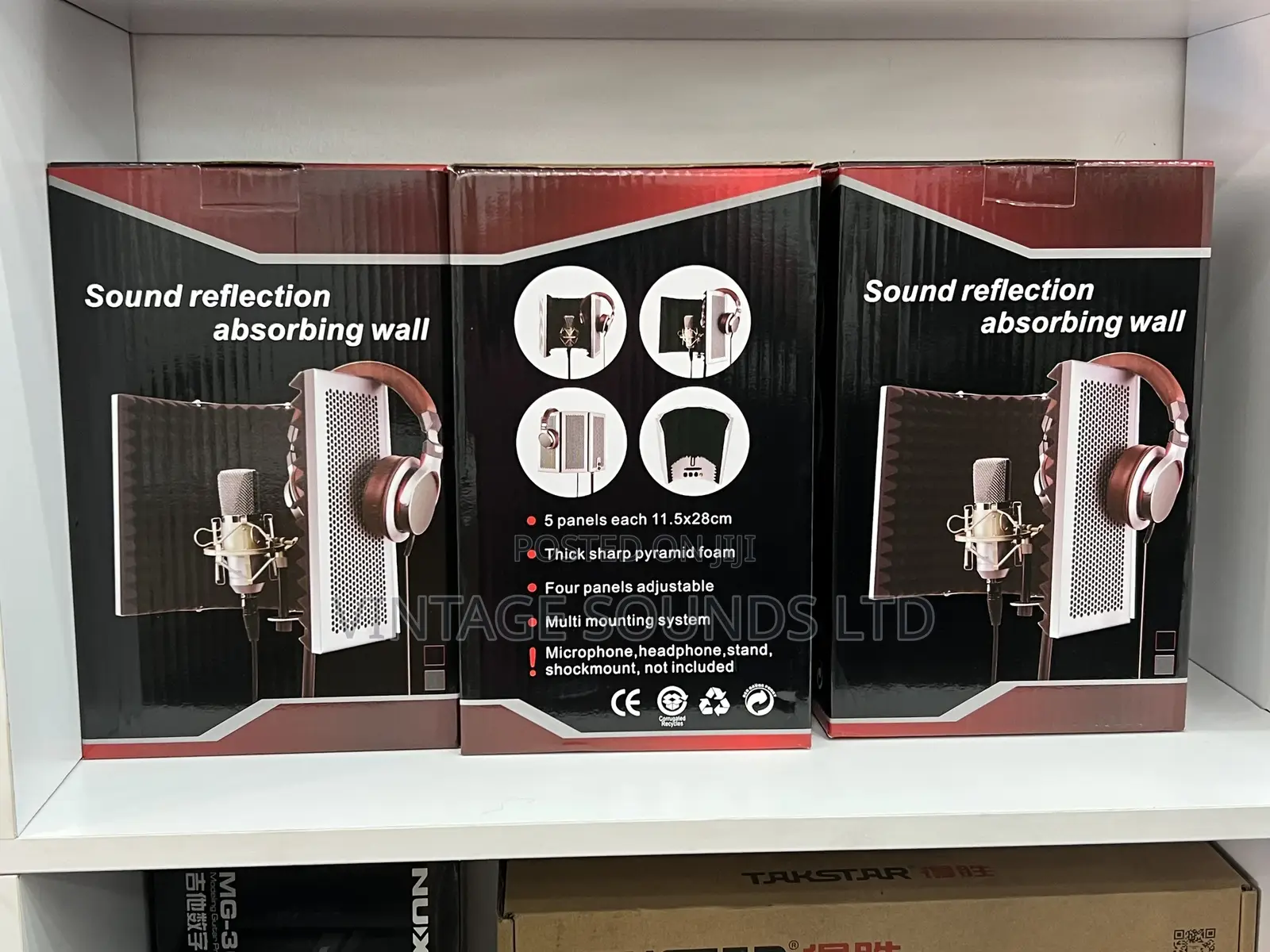 Studio Isolation Booth Microphone Shield