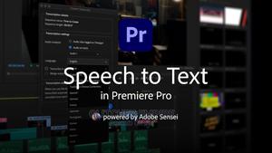 Adobe Speech to Text V12 for Premiere Pro - main view