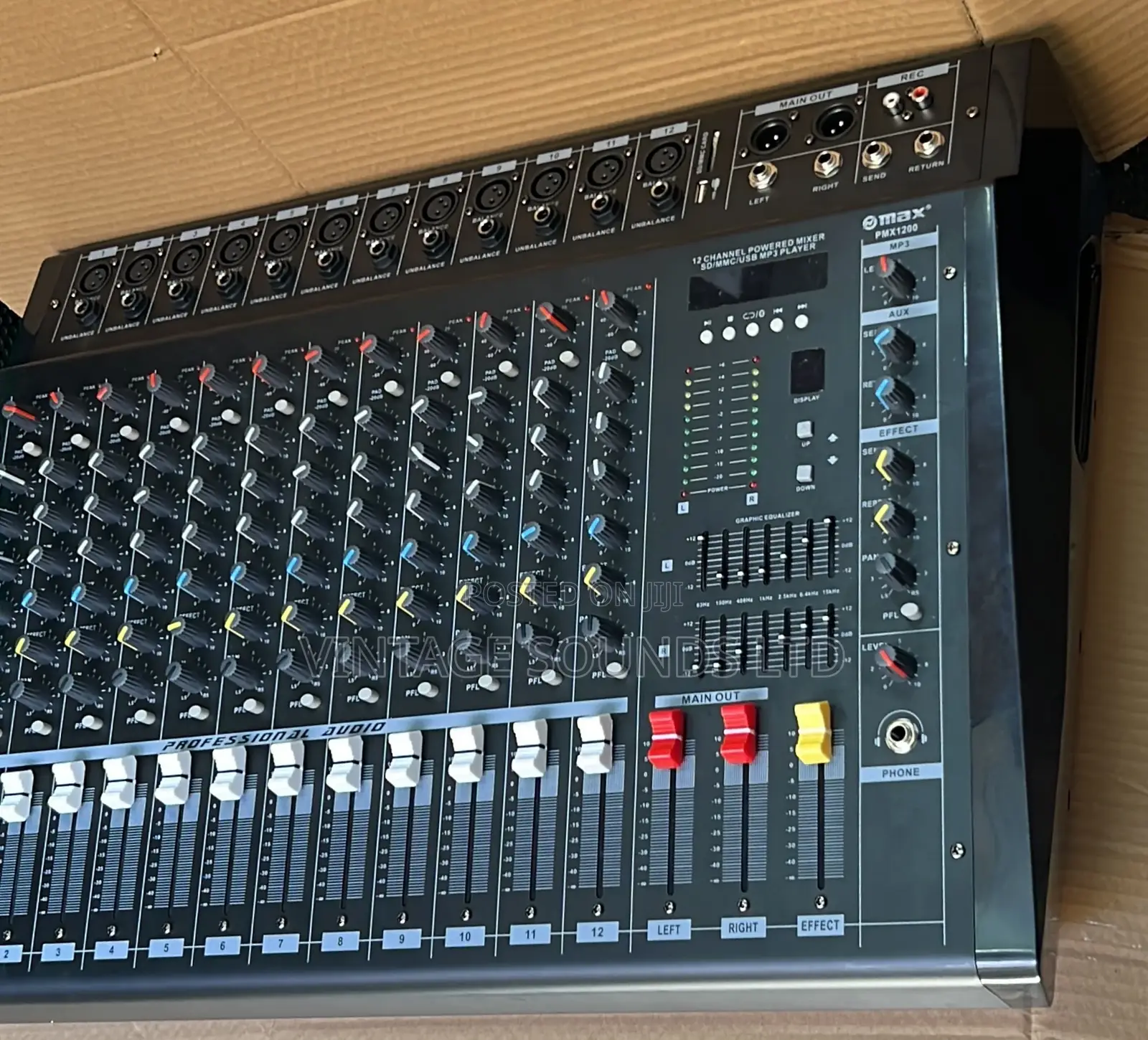 Omax Professional Audio Mixer 12channel