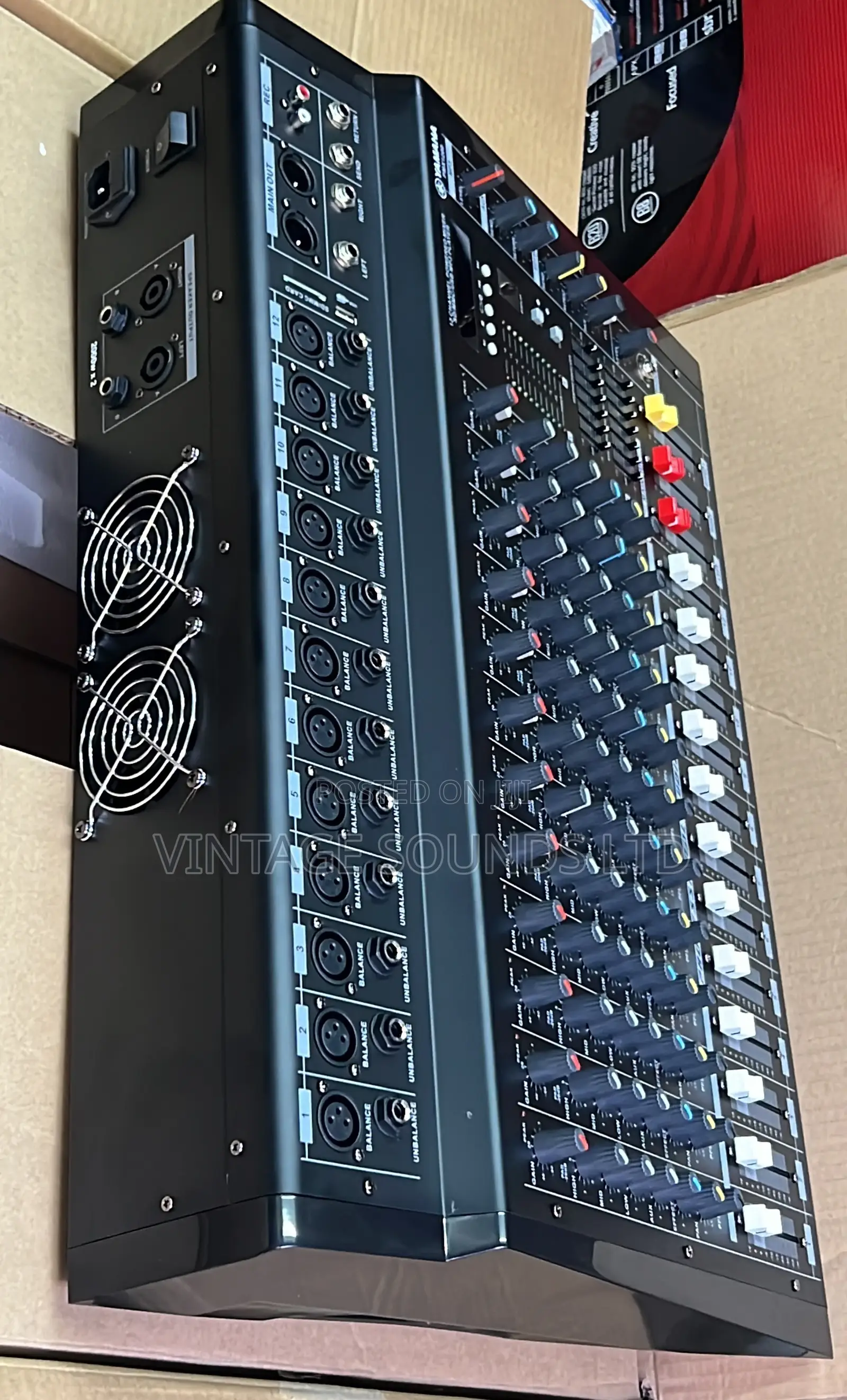 Omax Professional Audio Mixer 12channel