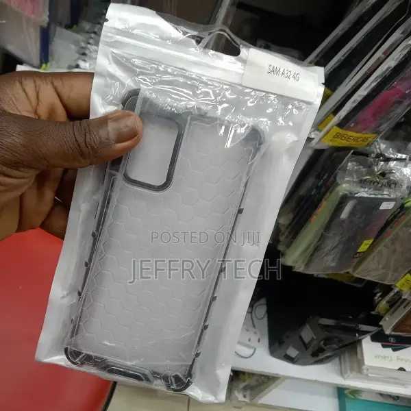 Honeycomb Case Armor Cover With TPU for Samsung Galaxy A32 5