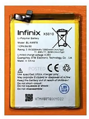 Infinix Smart (BL-AW878) Battery Replacement