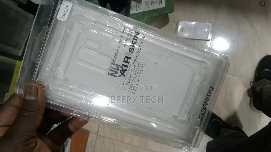 Samsung Galaxy S9 / S9 Plus Clear Case Bumper TPU Cover + Sc