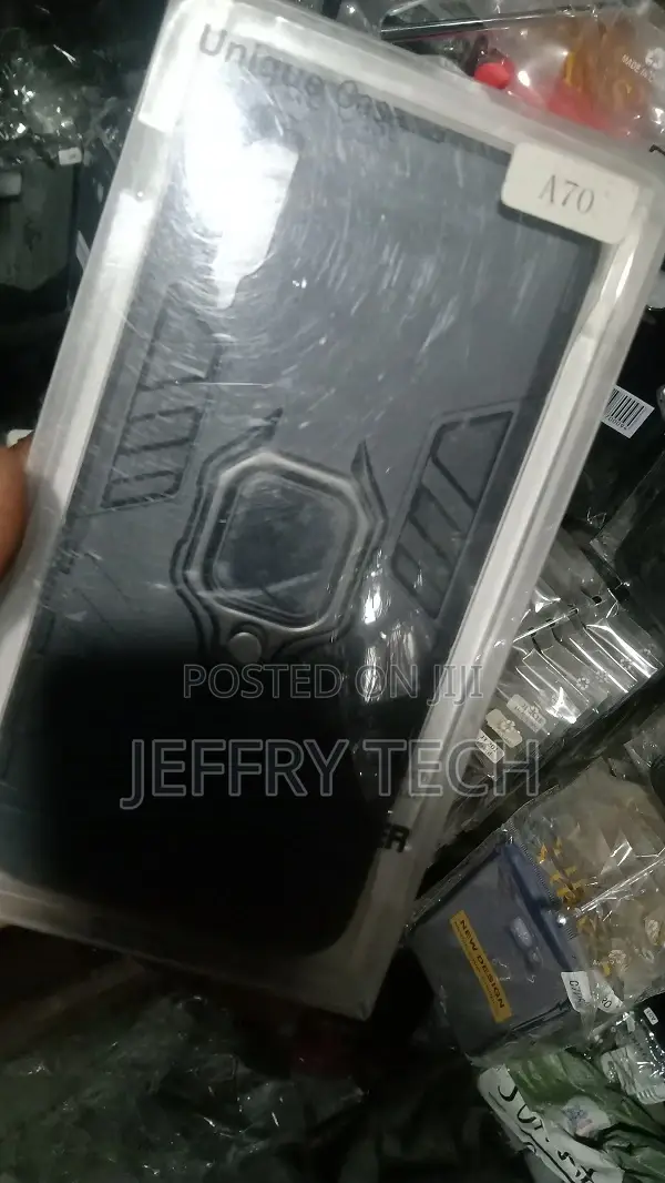 Samsung GALAXY A70 Hybrid Case With Ring Holder