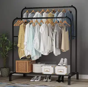 Clothing Garment Rack,Clothes Stand Rack With Top Rod