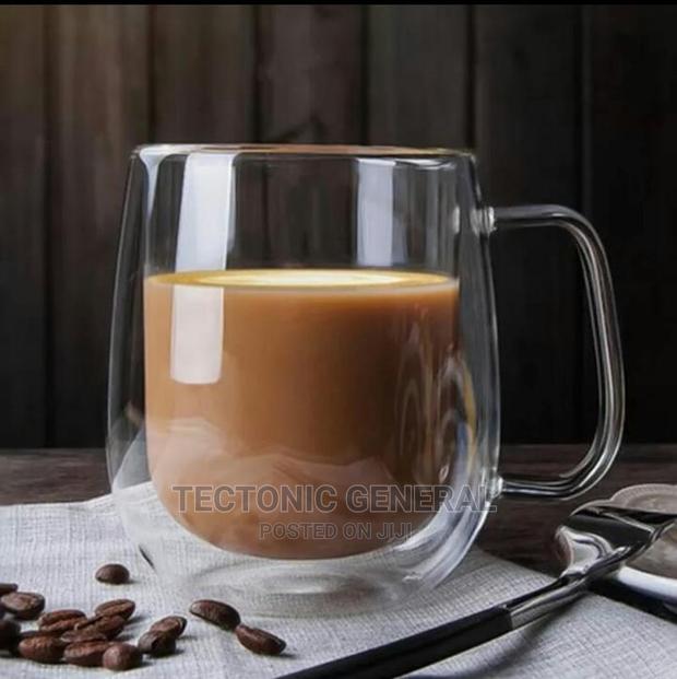 Double Wall Unique Glass Mug Per Pc - main view