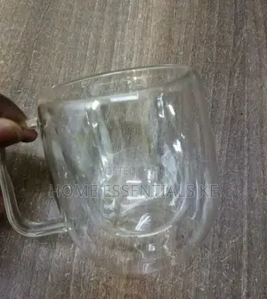 Double Wall Unique Glass Mug Per Pc