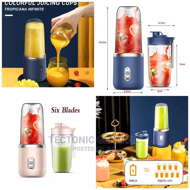 Rechargeable Portable Blender With Juice Cup - main view