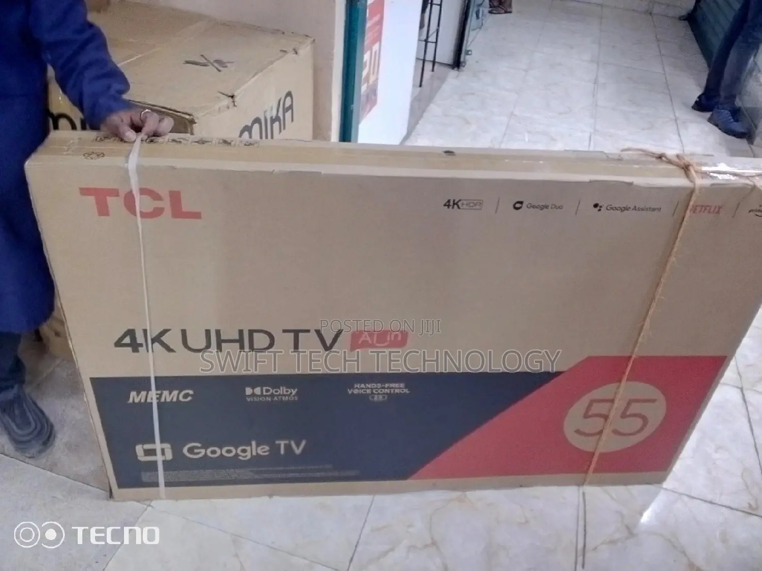 Tcl 55 Inches Smart Android With Bluetooth