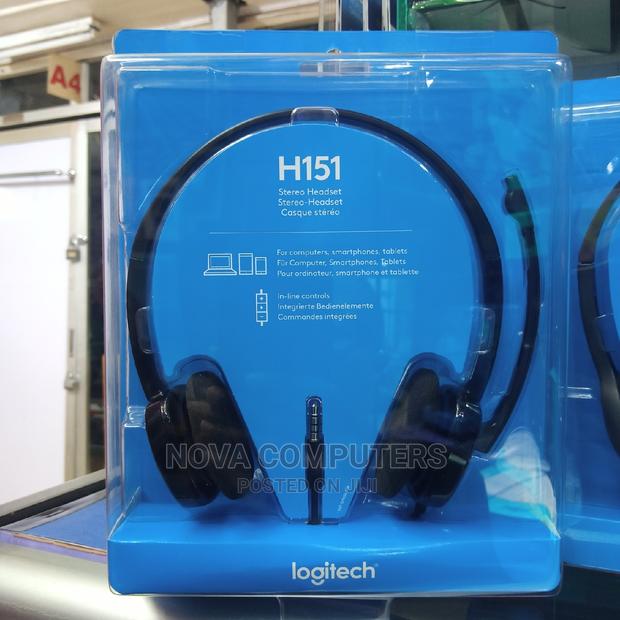 Logitech Stereo Headset H151 - Black - main view
