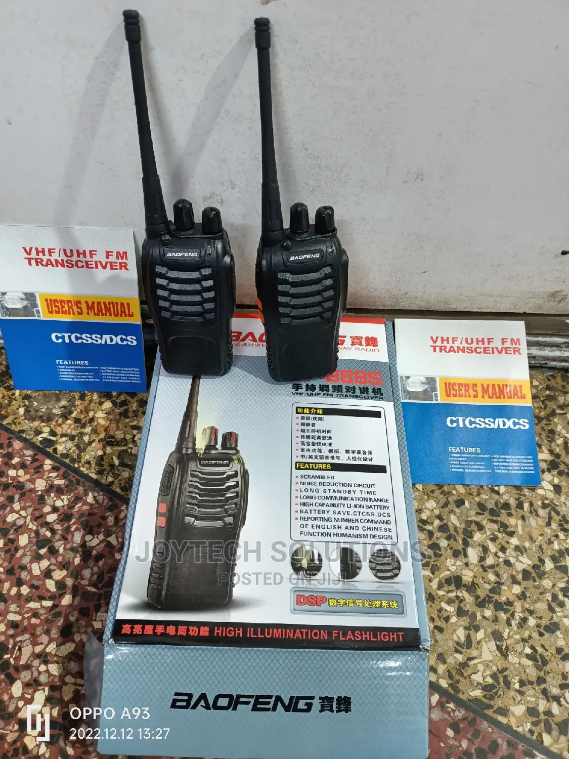 Radio Calls Pair Boefeng Talk Back Bf 888s.