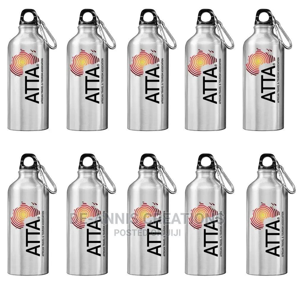 750ML Silver Water Bottles