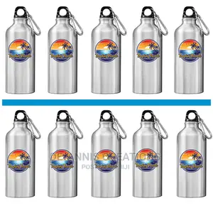750ML Silver Water Bottles