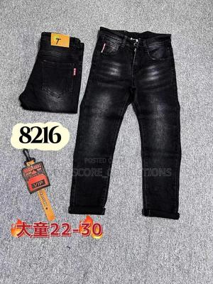 Boys Quality Bleach Jeans Trousers - thumbnail 2