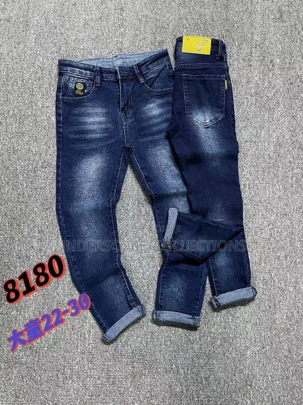 Boys Quality Bleach Jeans Trousers - thumbnail 4