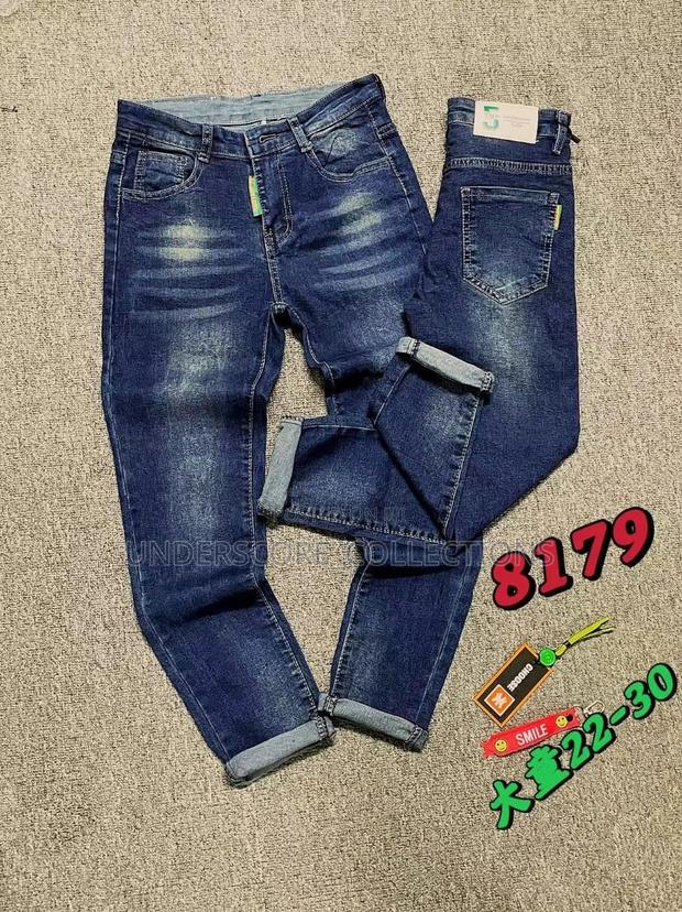 Boys Quality Bleach Jeans Trousers - thumbnail 3