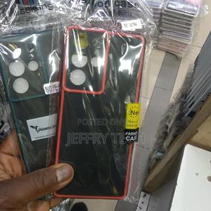 Microfiber Silicone Shockproof Case for Samsung S21 Ultra - thumbnail 2