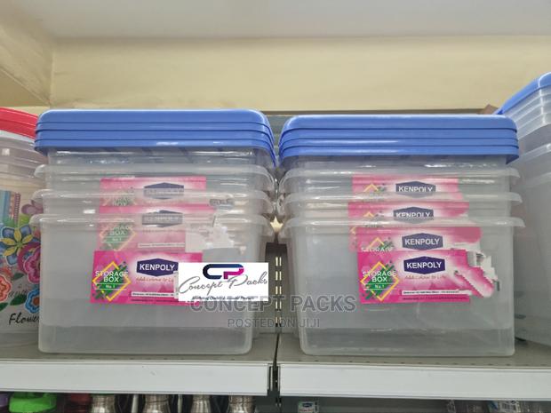 18ltrs Plastic Storage Boxes/ Containers No. 1