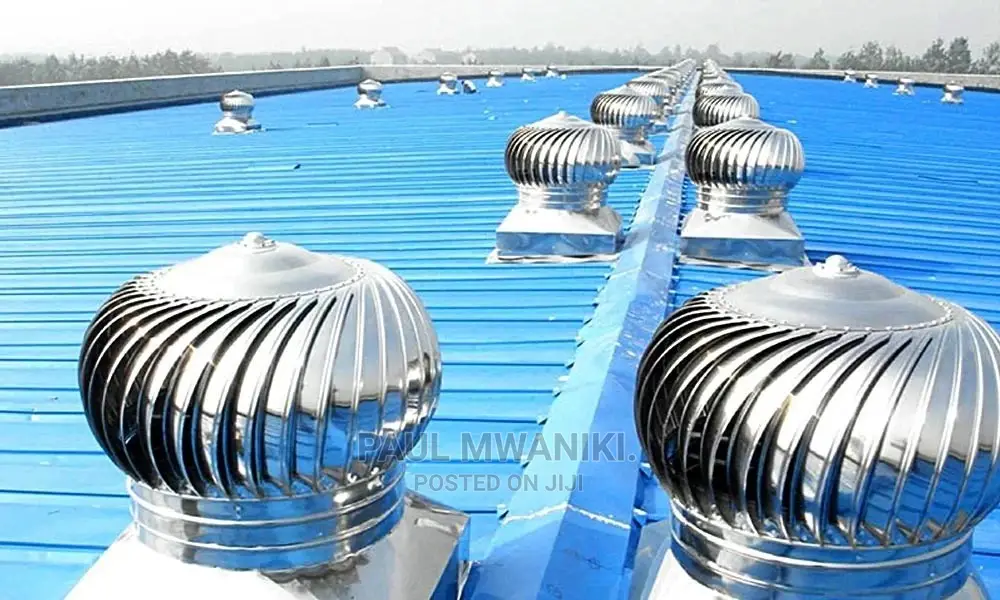 Industrial Wind Driven Turbine Ventilators.