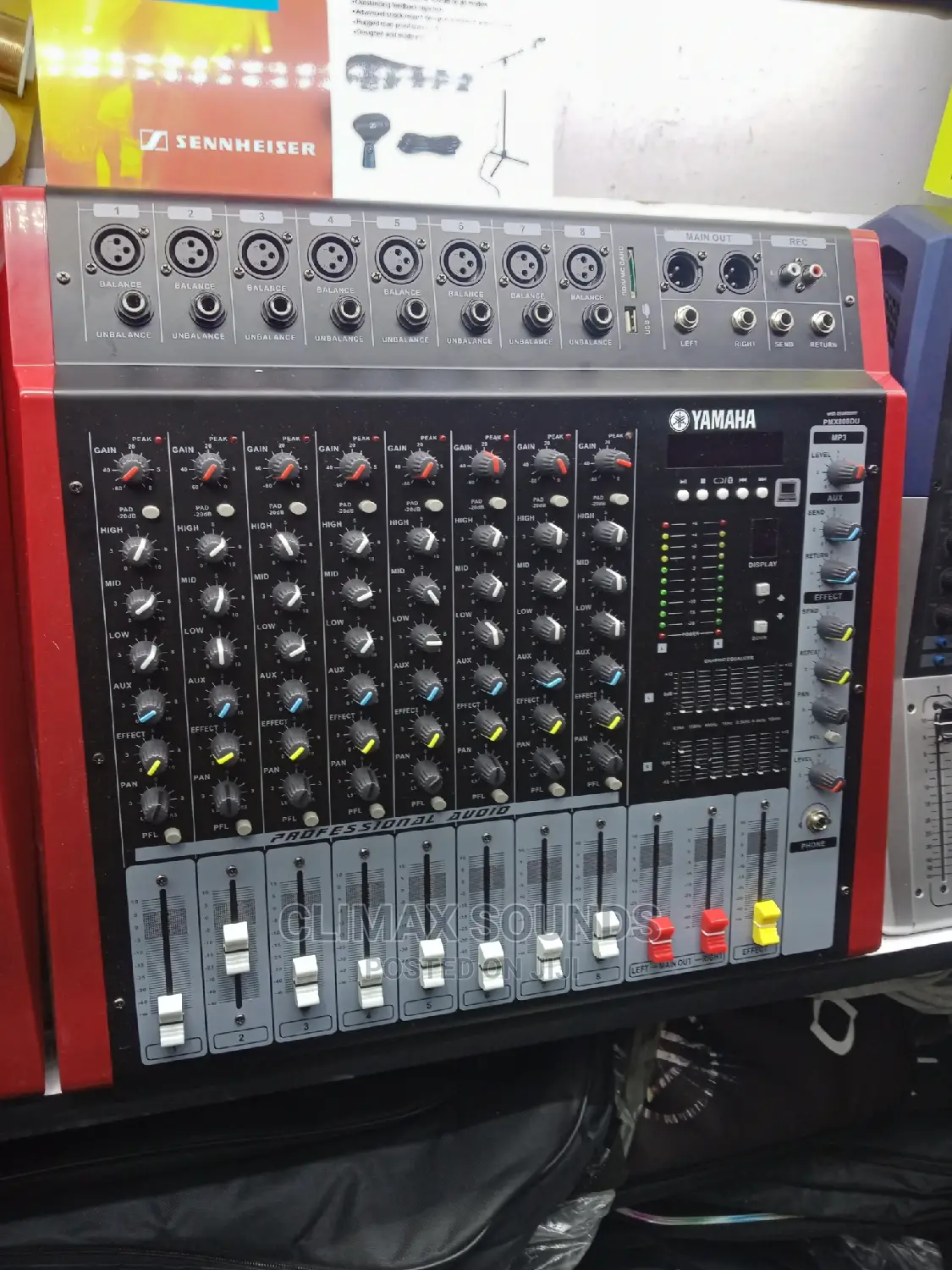 Yamaha 8 Channels Powered Mixer Pmx808du in Nairobi Central Audio & Music Equipment, Climax