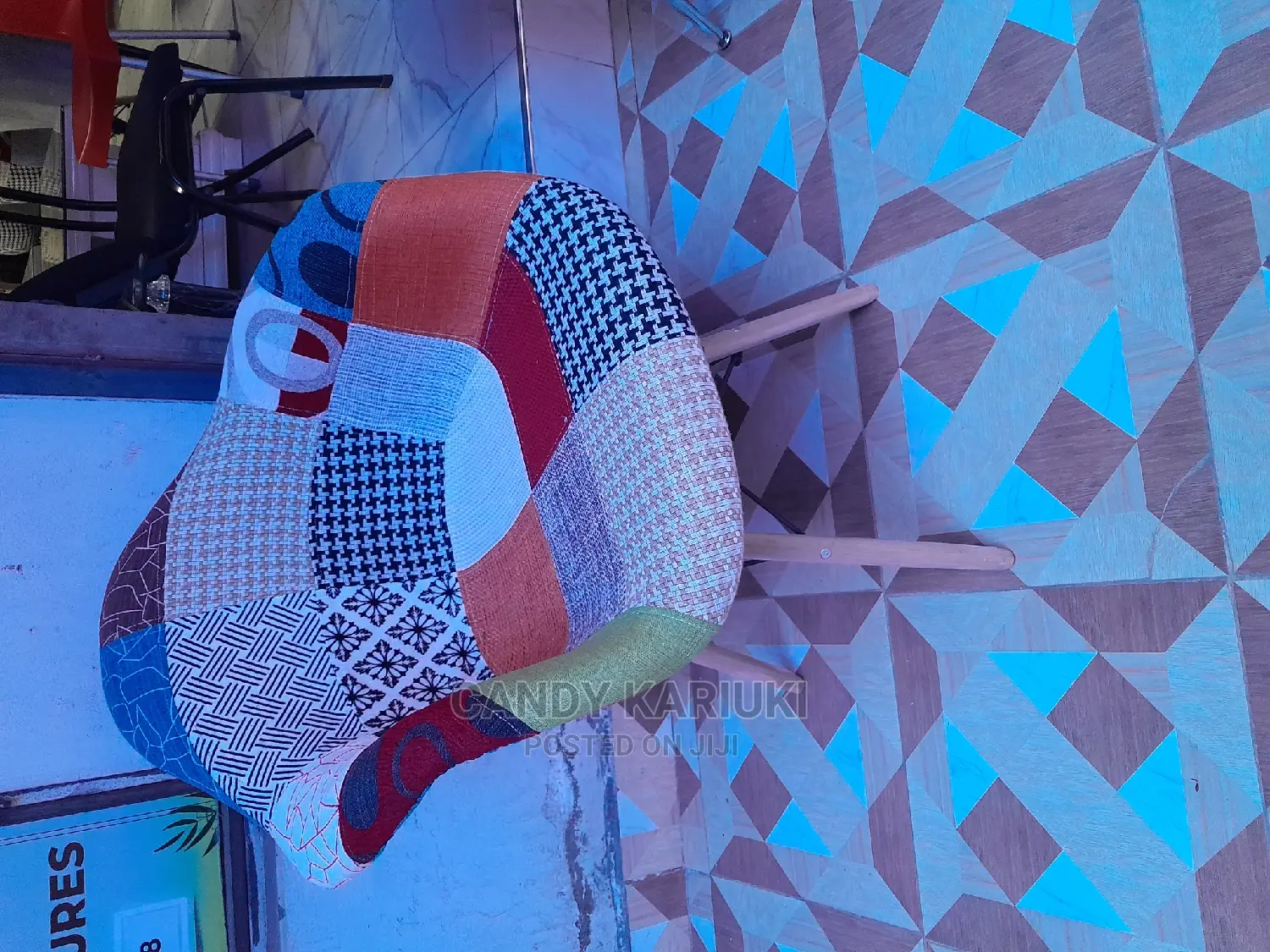 African Print Leisure Seat for Garden