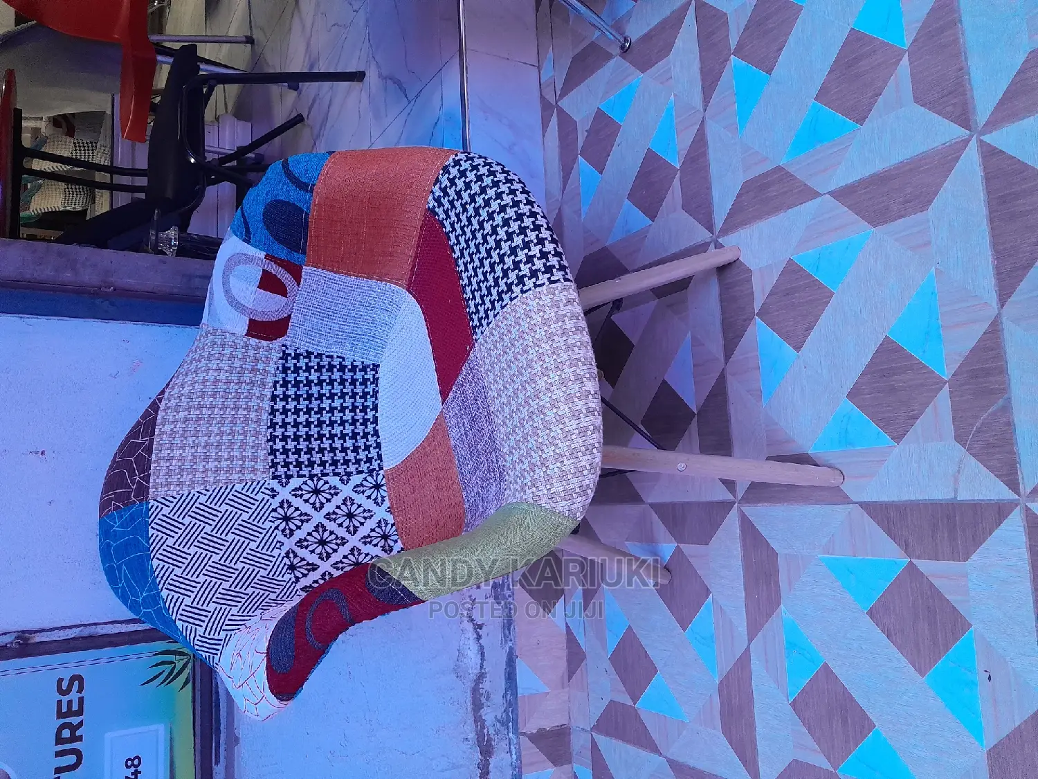 Africa Print Balcony Seat
