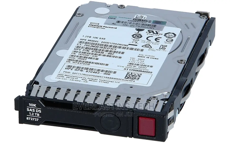 Hpe 1.2tb Hdd Sas Sff Sc Ds
