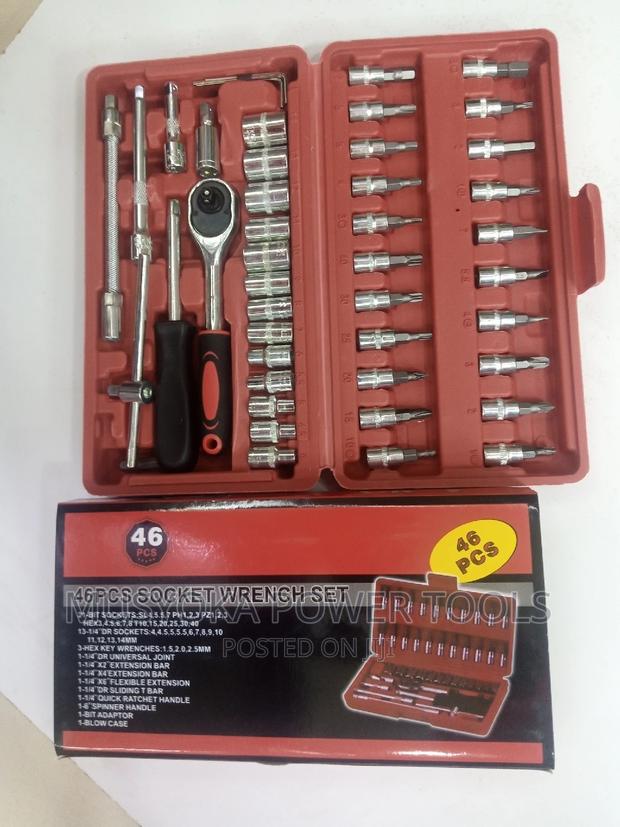 46pcs 1/4′′ Socket Set 46pcs - thumbnail 2