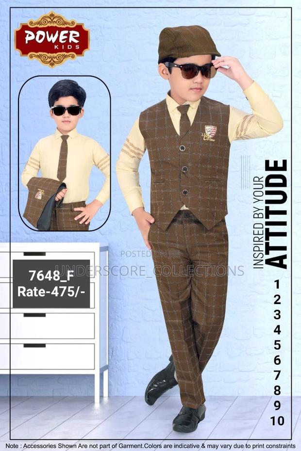 1-10yrs Boys High Quality Three Piece Suits - main view