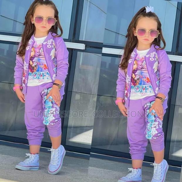 Girls Classy Three Piece Track Suits - thumbnail 4