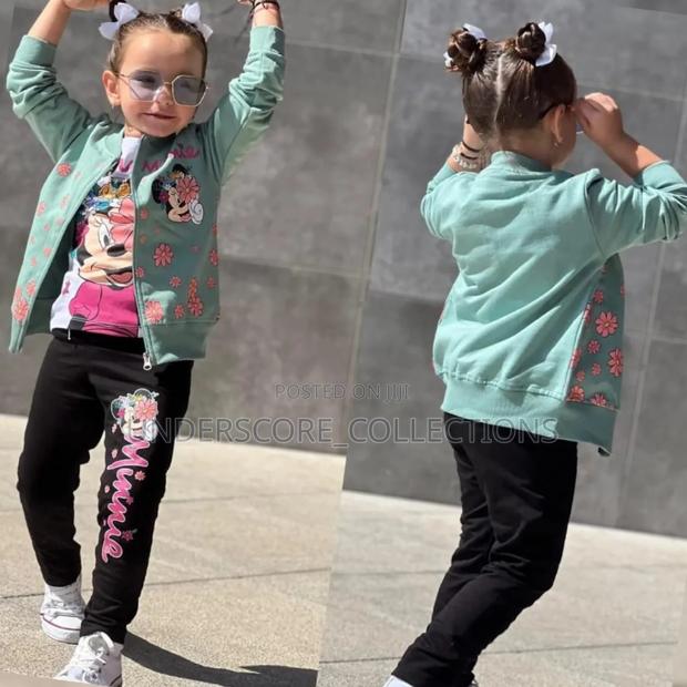 Three Piece Girls Classy Track Suits - thumbnail 4